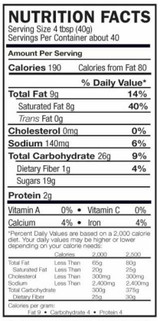 Big Train 3.5 lb. Cookies 'N Cream Blended Creme Frappe Mix -  (5/Case)  - chicken pieces