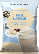 Big Train 3.5 lb. Versatile Specialty White Chocolate Blended Ice Coffee Mix (5/Case)  - chicken pieces