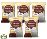 Big Train Rich Vanilla Bean Blended Creme Frappe Mix - 3.5 lbs. (5/Case)  - chicken pieces