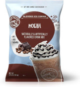 Big Train 3.5 lb. Decadent Mocha Blended Ice Coffee Mix (5/Case)  - chicken pieces