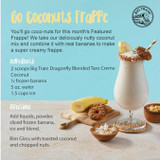 Big Train 3.5 lb. Dragonfly Tropical Coconut Blended Creme Frappe Mix (5/Case)  - chicken pieces