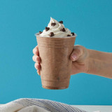 Big Train 3.5 lb. Irresistible Mocha Java Chip Blended Ice Coffee Mix (5/Case)  - chicken pieces