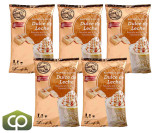 Big Train 3.5 lb. Dulce de Leche Sweetness Blended Ice Coffee Mix (5/Case)  - chicken pieces
