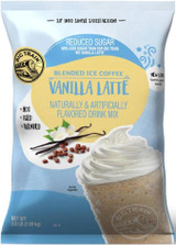 Big Train 3.5 lb. Reduced Sugar Vanilla Blended Creamy Ice Coffee Mix (5/Case)  - chicken pieces