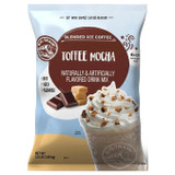  Big Train 3.5 lb. Toffee Mocha Delight Blended Ice Coffee Mix (5/Case) 