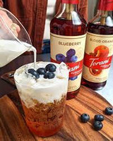 torani Torani Puremade Blueberry Flavoring Syrup - 750 mL of Ripe Blueberry (12/Case) 