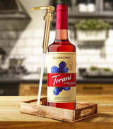 torani Torani Puremade Blueberry Flavoring Syrup - 750 mL of Ripe Blueberry (12/Case) 