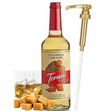 torani Torani Puremade Bourbon Caramel Flavoring Syrup - 750 mL (12/Case)  - chicken pieces