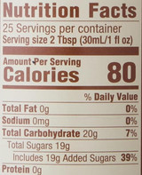 torani Torani Puremade Bourbon Caramel Flavoring Syrup - 750 mL (12/Case)  - chicken pieces