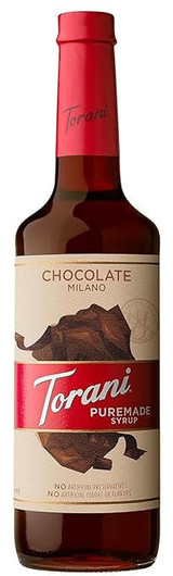 torani Torani Puremade Chocolate Milano Flavoring Syrup - 750 mL (12/Case)  - chicken pieces