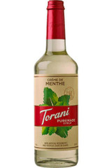 torani Torani Puremade Creme de Menthe Flavoring Syrup - 750 mL (12/Case)  - chicken pieces