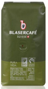  BlaserCafÃ© PURA VIDA BIO Coffee Beans - 1 Kg (2.2 lbs / 1000g) Bag (6/Case) 