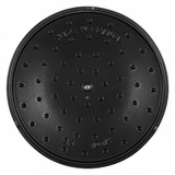  Staub 4-Piece Cast Iron Set w/ Universal Lid - Black Matte, Grill Pan 