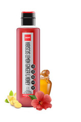  SHOTT 1 Liter Hibiscus, Ginger, and Manuka Honey Real Fruit Flavoring Syrup 