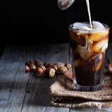  SHOTT Hazelnut Flavoring Syrup - 1 Liter Bottle for Rich and Nutty Delights 