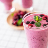  SHOTT Three Berry Real Fruit Flavoring Syrup - 1 Liter Bottle for Bursting Berry 