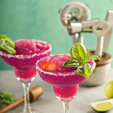  SHOTT Three Berry Real Fruit Flavoring Syrup - 1 Liter Bottle for Bursting Berry 