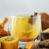  SHOTT Gold Kiwi, Turmeric, and Ginger Real Fruit Flavoring Syrup 1 Liter Bottle 