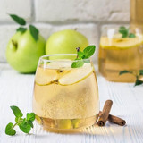  SHOTT Apple Real Fruit Flavoring Syrup 1 Liter - Sweet and Tart Elixir 