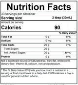 SHOTT Flamed Orange Flavoring Syrup 1 Liter - Zesty Citrus Elixir  - chicken pieces