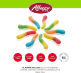  Albanese Mini Gummi Worms 4.5 lb. - 4/Case | Vibrant Mini Worm-Shaped Gummies 