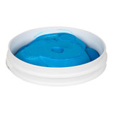  Rich's Allen Sky Blue Buttrcreme Icing - 15 lb. Pail Vibrant Sky Blue Color 