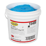  Rich's Allen Sky Blue Buttrcreme Icing - 15 lb. Pail Vibrant Sky Blue Color 