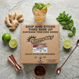 Pure Craft Beverages Refreshing Ginger Beer Syrup 2.5 Gallon Bag in Box - Chicken Pieces