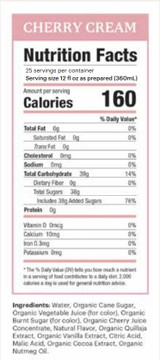Tractor Beverage Co. Organic Cherry Cream Organic Syrup 2.5 Gallon Bag in Box - chicken pieces