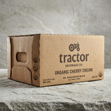 Tractor Beverage Co. Organic Cherry Cream Organic Syrup 2.5 Gallon Bag in Box - chicken pieces