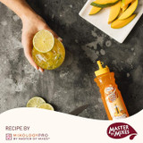 Master of Mixes 375 mL Mango Syrup - Rich Tropical Flavor (12/Case) - Chicken Pieces