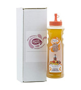 Master of Mixes 375 mL Peach Syrup - Rich Flavor from Pureed Peaches (12/Case) - Chicken Pieces