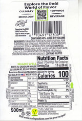 Real Juicy Pear Puree Infused Syrup 16.9 fl. oz. - Authentic Pear Flavor - Chicken Pieces