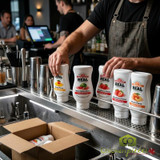 Real Watermelon Puree Infused Syrup 16.9 fl. oz. - Refreshing Sweetness - Chicken Pieces