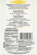 Real 16.9 fl. oz. Mango Puree Infused Syrup - Refreshing Tropical Flavor - Chicken Pieces