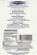 Real 16.9 fl. oz. Blueberry Puree Infused Syrup - Sweet and Tart Flavor - Chicken Pieces