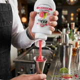 Real 16.9 fl. oz. Blueberry Puree Infused Syrup - Sweet and Tart Flavor - Chicken Pieces