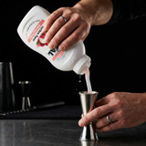Real 16.9 fl. oz. Lychee Puree Infused Syrup - Delicious Tropical Flavor - Chicken Pieces
