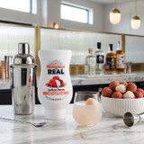 Real 16.9 fl. oz. Lychee Puree Infused Syrup - Delicious Tropical Flavor - Chicken Pieces