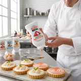 Real 16.9 fl. oz. Lychee Puree Infused Syrup - Delicious Tropical Flavor - Chicken Pieces