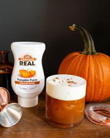 Real 16.9 fl. oz. Pumpkin Puree Infused Syrup - Rich Seasonal Flavor