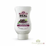 Real 16.9 fl. oz. Black Cherry Puree Infused Syrup - Sweet and Tart Flavor - Chicken Pieces