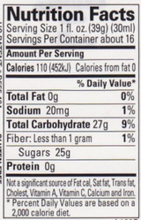 Real 16.9 fl. oz. Ginger Infused Syrup - Refreshing and Spicy Flavor - Chicken Pieces