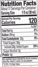 Real Cream of Hazelnut Infused Syrup 16.9 fl. oz. - Sweet and Nutty Flavor - Chicken Pieces