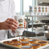 Real Cream of Hazelnut Infused Syrup 16.9 fl. oz. - Sweet and Nutty Flavor - Chicken Pieces