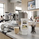 Real Madagascar Vanilla Infused Syrup 16.9 fl. oz. - Sweet and Premium Flavor - Chicken Pieces