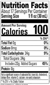 Real Prickly Pear Puree Infused Syrup 16.9 fl. oz. - Bittersweet Flavor - Chicken Pieces