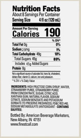 Finest Call Premium Strawberry Puree Mix - 1 Liter - Sweet and Smooth Flavor - Chicken Pieces