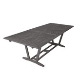 Distressed Grey Extendable Dining Table