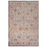 8' X 10' Beige Floral Stain Resistant Indoor Outdoor Area Rug - CP-HMEROOTS-482927